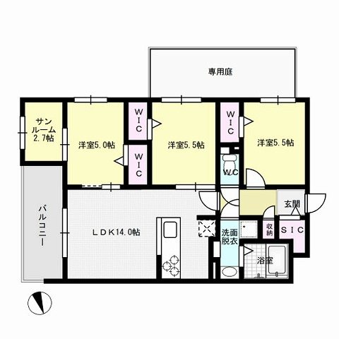 ビーコンヒル石丸 間取り