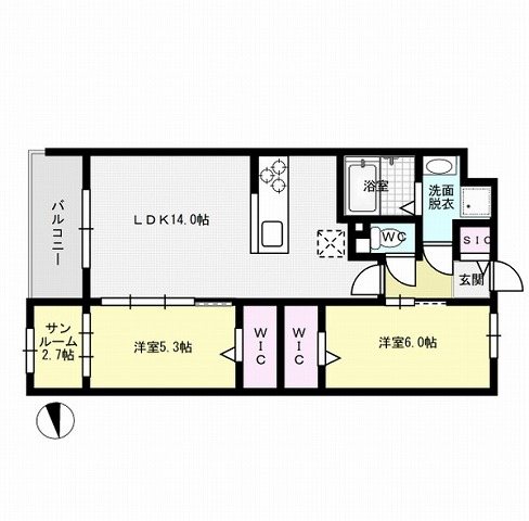 ビーコンヒル石丸 間取り