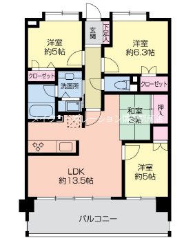 KDXレジデンス平尾浄水町  間取り