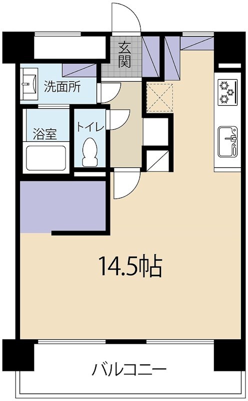 ダイアパレス薬院 間取り