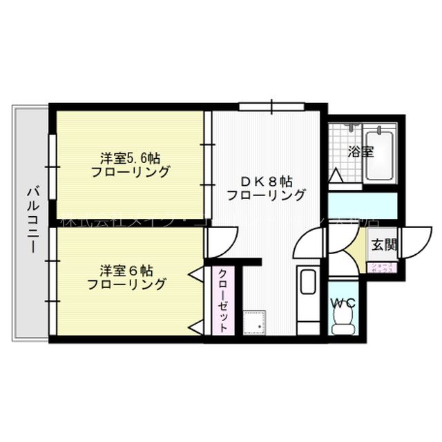 クレストパーク大濠 間取り