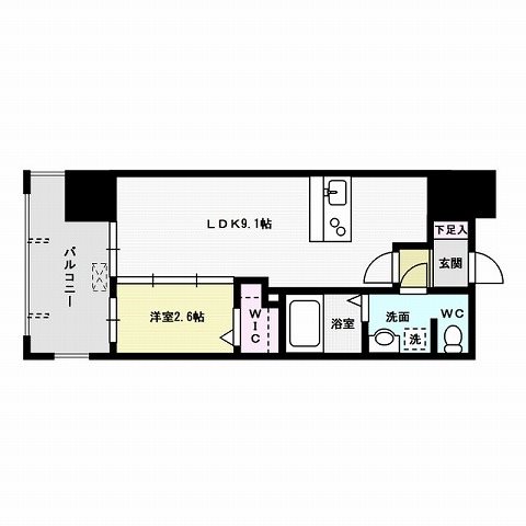 グランフォーレ博多駅東プレミア 間取り
