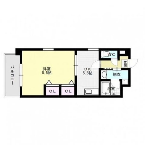 アドラブール干隈～ネット無料～  間取り