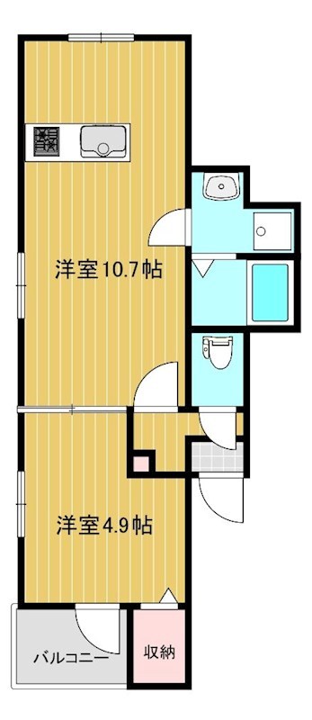 コスモス大濠 間取り