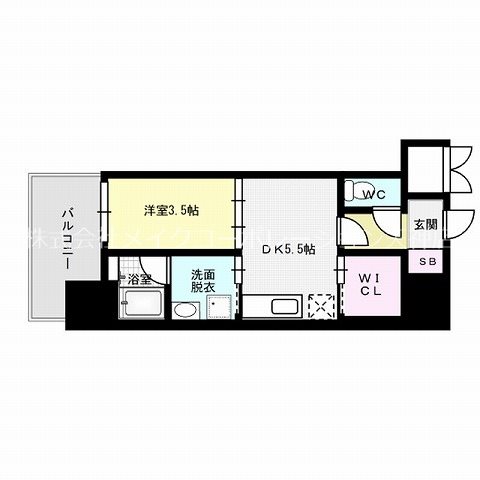 アソシアグロッツォ博多サザンテラス 間取り