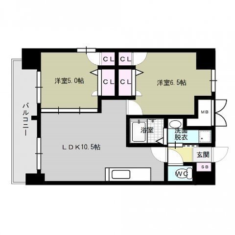 ステイツ姪浜駅前 間取り