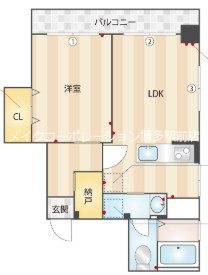 レジデンス博多 間取り