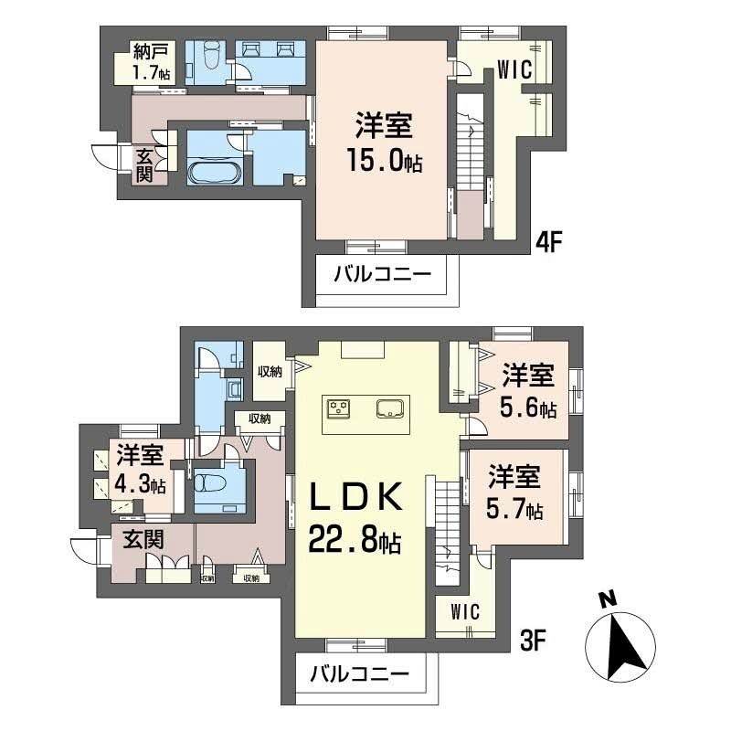 ワイエア平尾浄水 間取り