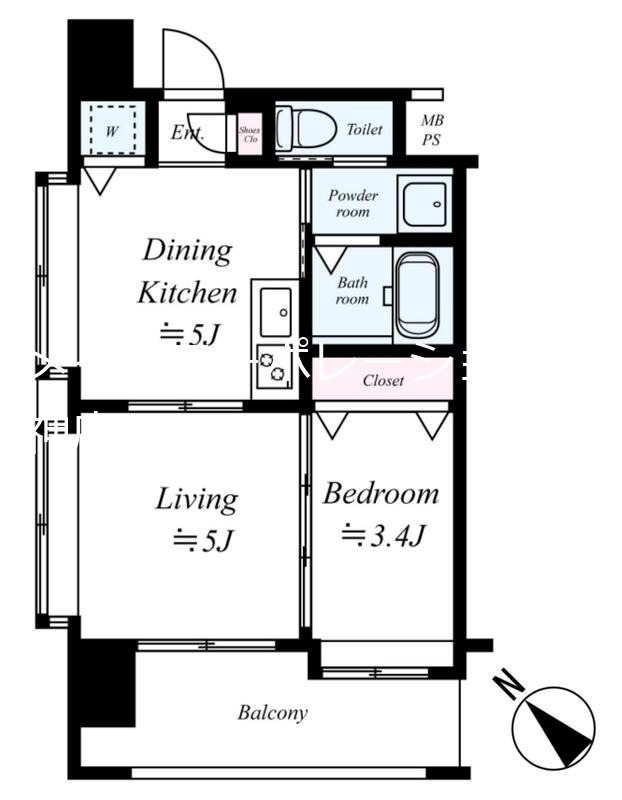 ネストピア平尾駅前 間取り
