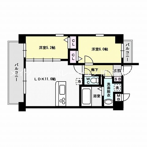 レフィナード博多 間取り