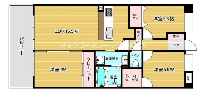 リファレンス寺塚 間取り