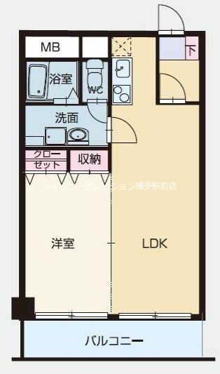 クラッセ博多駅南 間取り