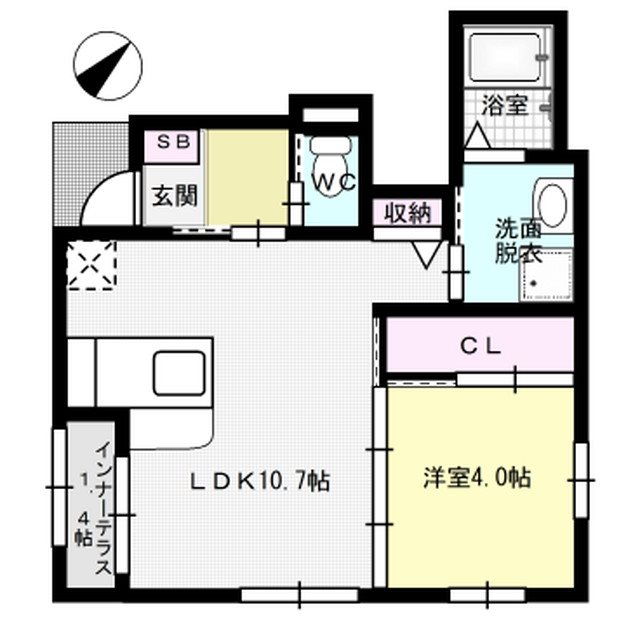 ConfortinoⅢ 間取り