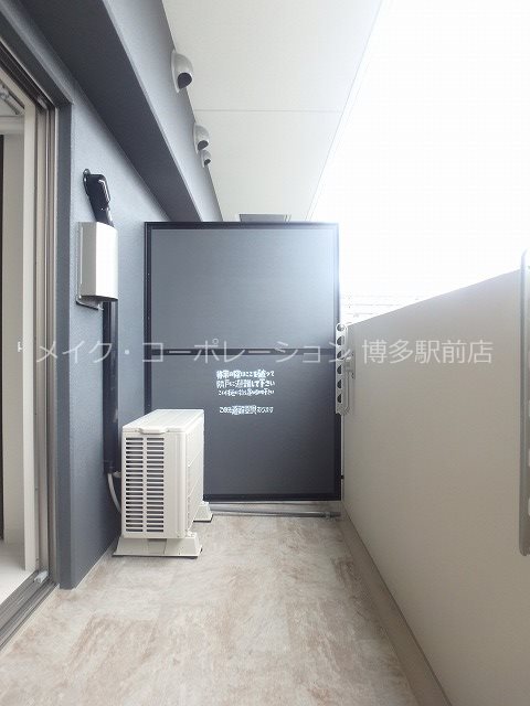 ※入居中の為別部屋写真使用現状優先 アーヴェンス吉塚 ベランダ