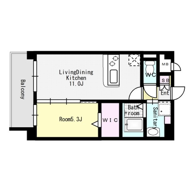 インバレッジ大野城 503号室 間取り