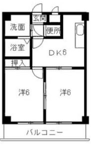 ドゥエム百道 間取り