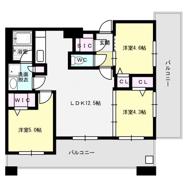 エンクレスト博多駅南GRACE 間取り