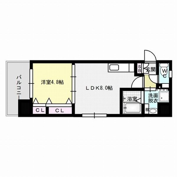 F・PARC西新 間取り