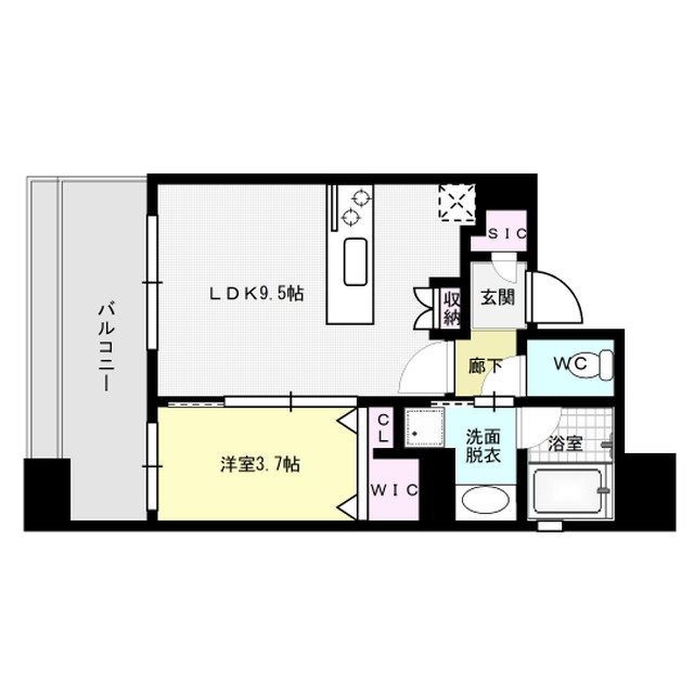 オープンレジデンシア薬院南 間取り