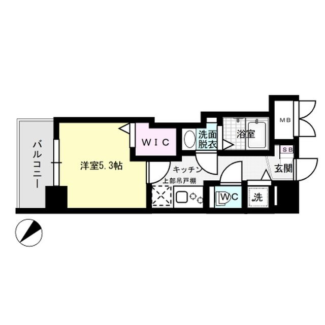 ギャラクシー南福岡駅前 間取り図