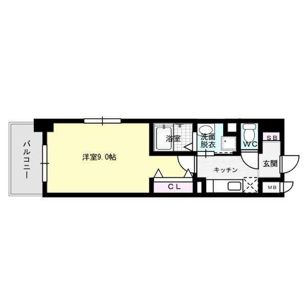 プレシャス ベース 505号室 間取り