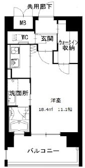 iN　SHAPE港 間取り