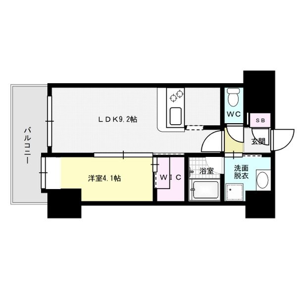 ネストピア博多駅前Ⅱ 間取り