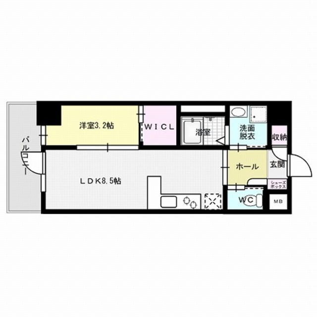 ネストピア博多シティ 間取り