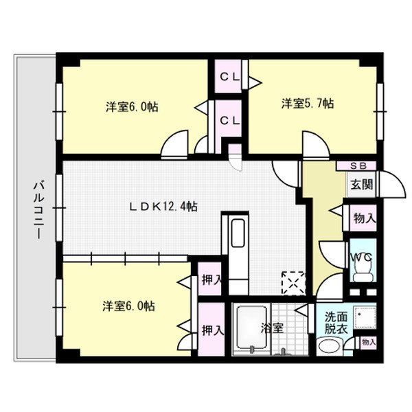 間取り ブリューテ21 間取り図