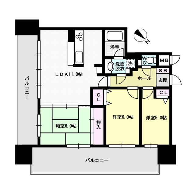高宮通りシティハウス 間取り