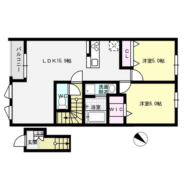 プルニエール博多 間取り