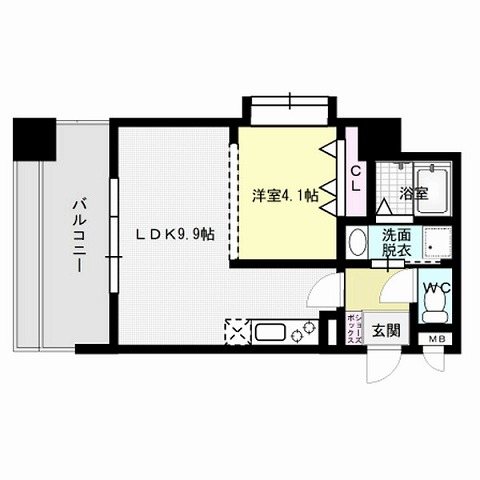 ベールメトロ姪浜 間取り