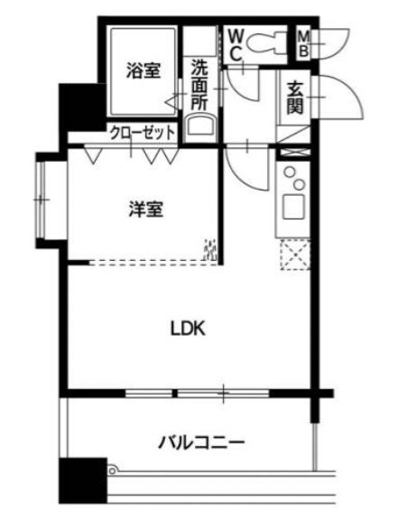 ベールメトロ姪浜 間取り