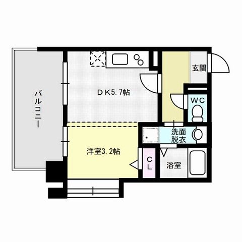 ベールメトロ姪浜 間取り