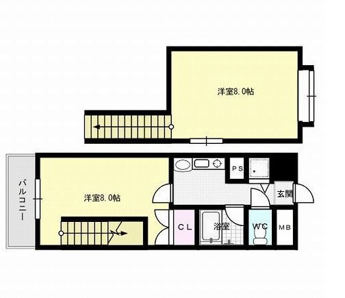 タイタス原～ネット無料～ 間取り