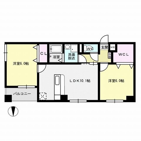 アリエス姪浜西 間取り