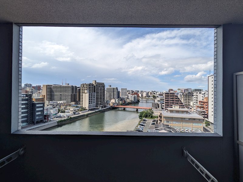 ベランダ ピュアドーム博多エッセンシア ベランダ