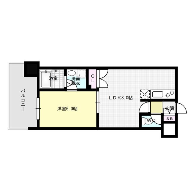 レジディア薬院大通 間取り