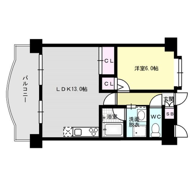 朝日プラザ西公園 間取り