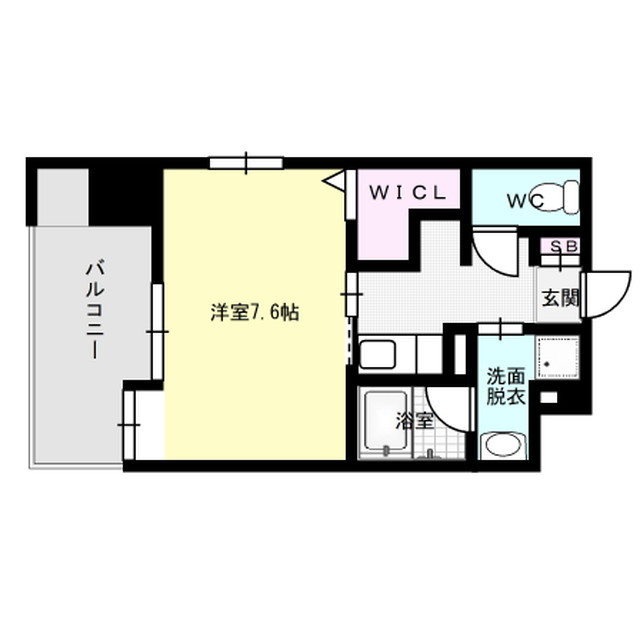 アソシアグロッツォ博多クロス 間取り