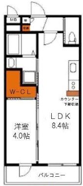 アンシャルム大濠プレミア 間取り