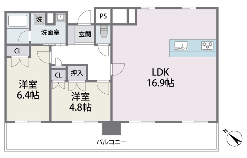 アビターレ南天神 間取り