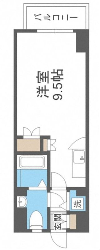 マーレタワー天神 間取り