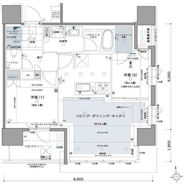 ザ・ライオンズ大濠公園 間取り