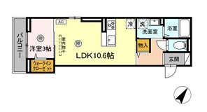 LIBERTY CITY TAKAMIYA 302号室 間取り