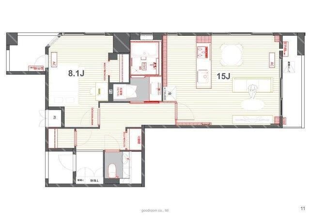 ディー・ウイングタワー 間取り