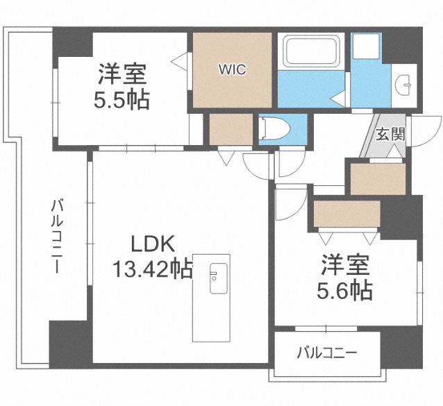 プレジデンス　ざ・荒江 間取り