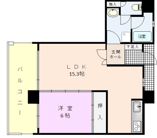 アンピールメゾン黒門 間取り