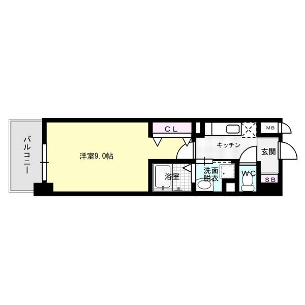 プレシャス ベース 704号室 間取り