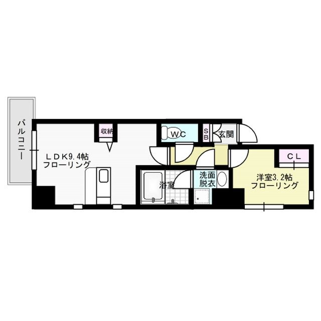 ＷＥ渡辺通り 間取り